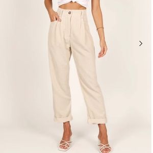 *NWOT PETAL AND PUP Talaren Pant - Corduroy (Cream)